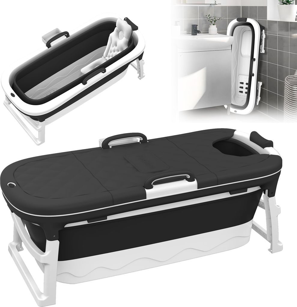 LZQ Faltbare Badewanne 138cm Tragbare Badewanne Produktbild