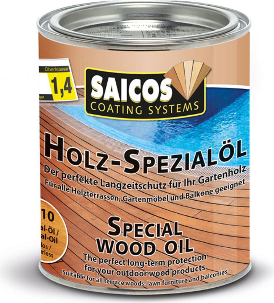 Saicos Holz-Spezialöl 750ml Holzschutz für den Innen- und Produktbild 