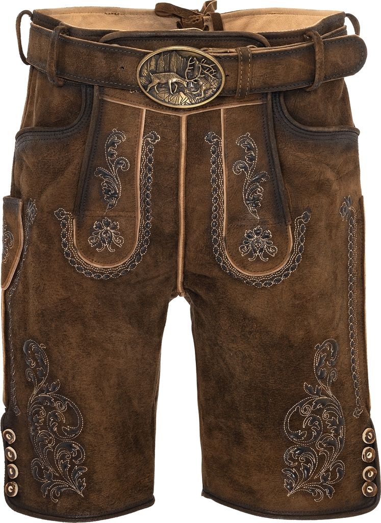 GWANDLER 1896 Lederhose FERDI havanna