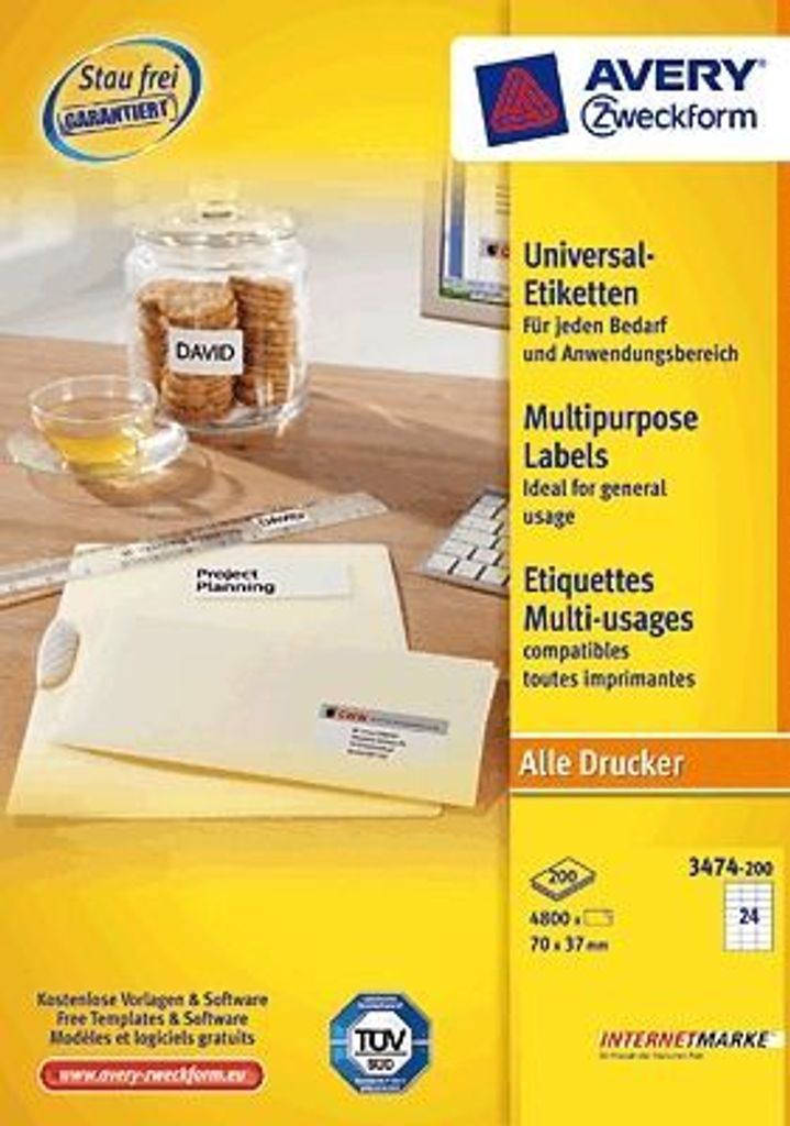 AVERY Zweckform Universal-Etiketten
