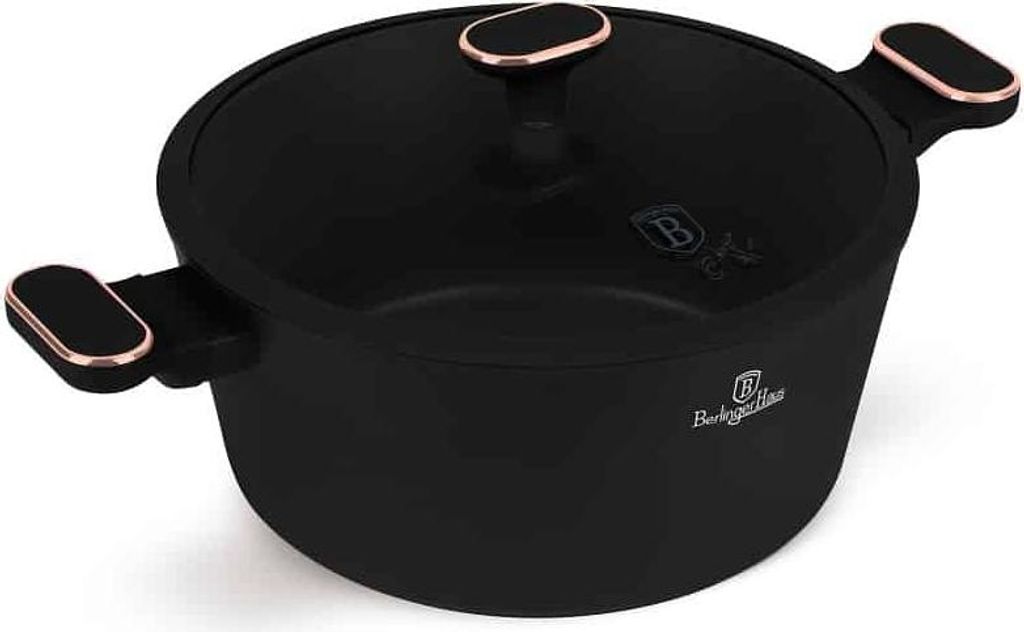 Topf mit Deckel Berlinger Haus Black Rose BH8357 Ø20 cm