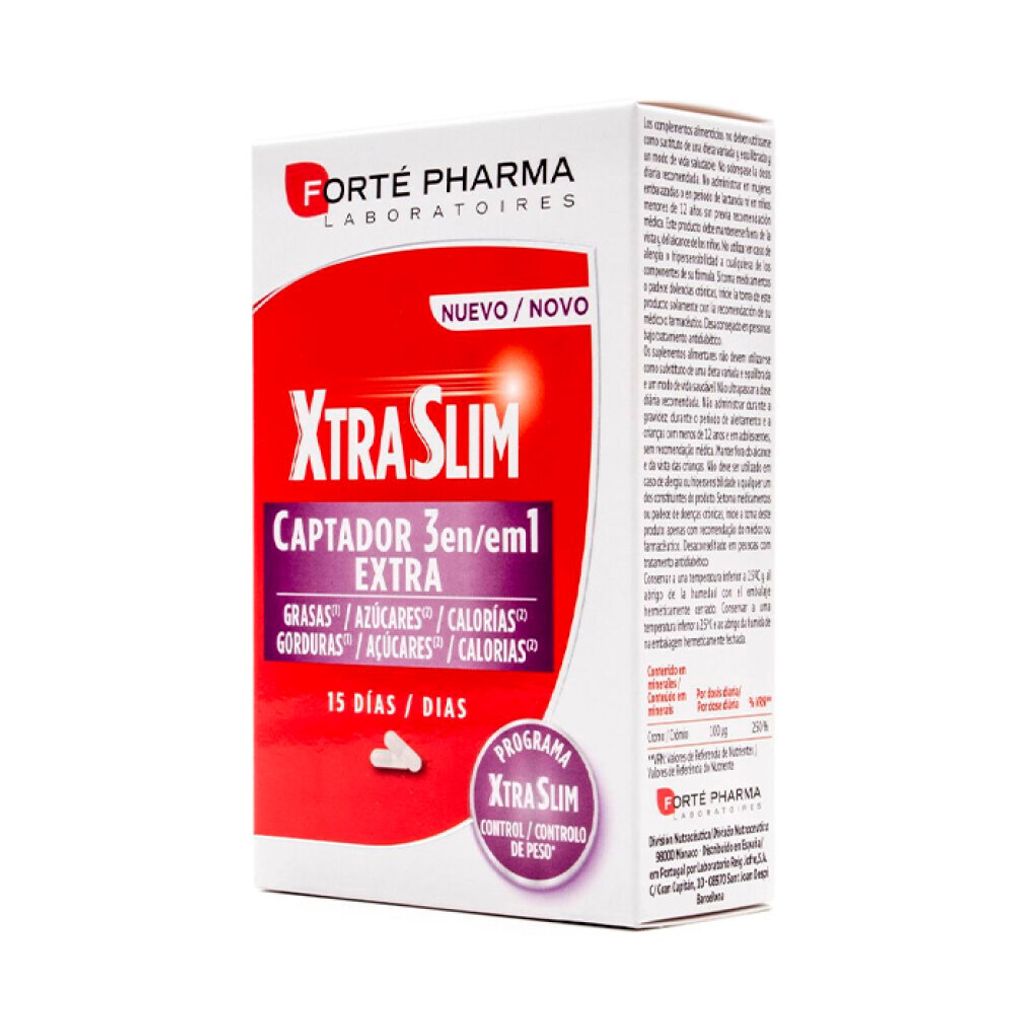 Forté Pharma Xtraslim Captador 3 in 1 60 Kapseln