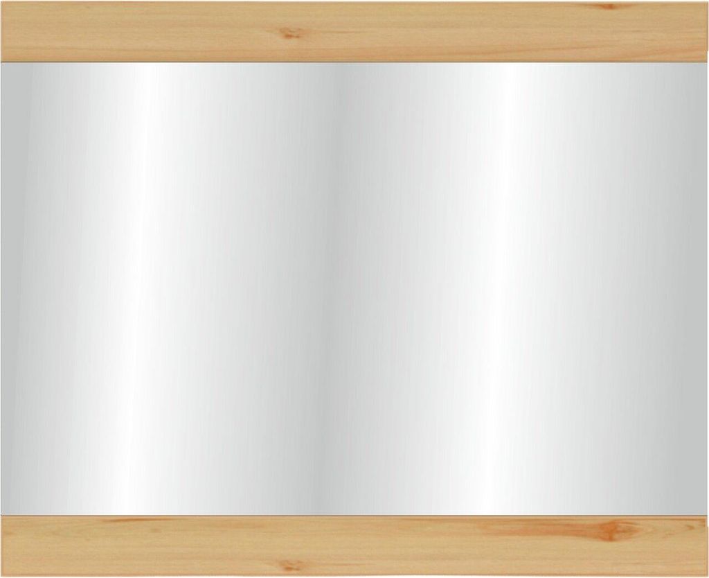 XORA OHIO Spiegel mit integrierter Beleuchtung, 80x65 cm, Wildeiche Nachbildung
