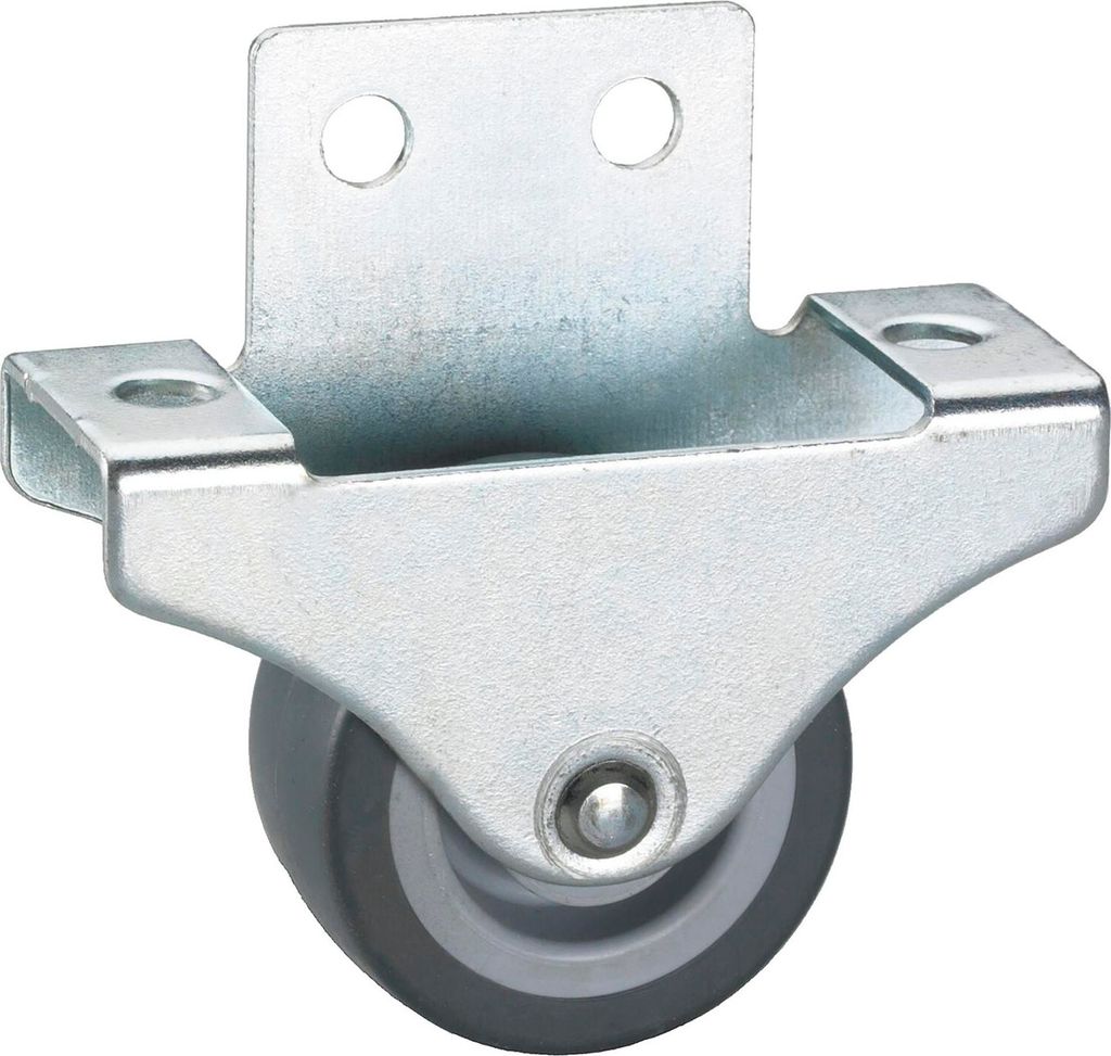 Parkett Bockrolle (Transportrolle) Rad ø 38 mm 55 kg Platte Produktbild 