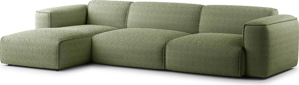 home24 3-Sitzer Ecksofa mit Longchair