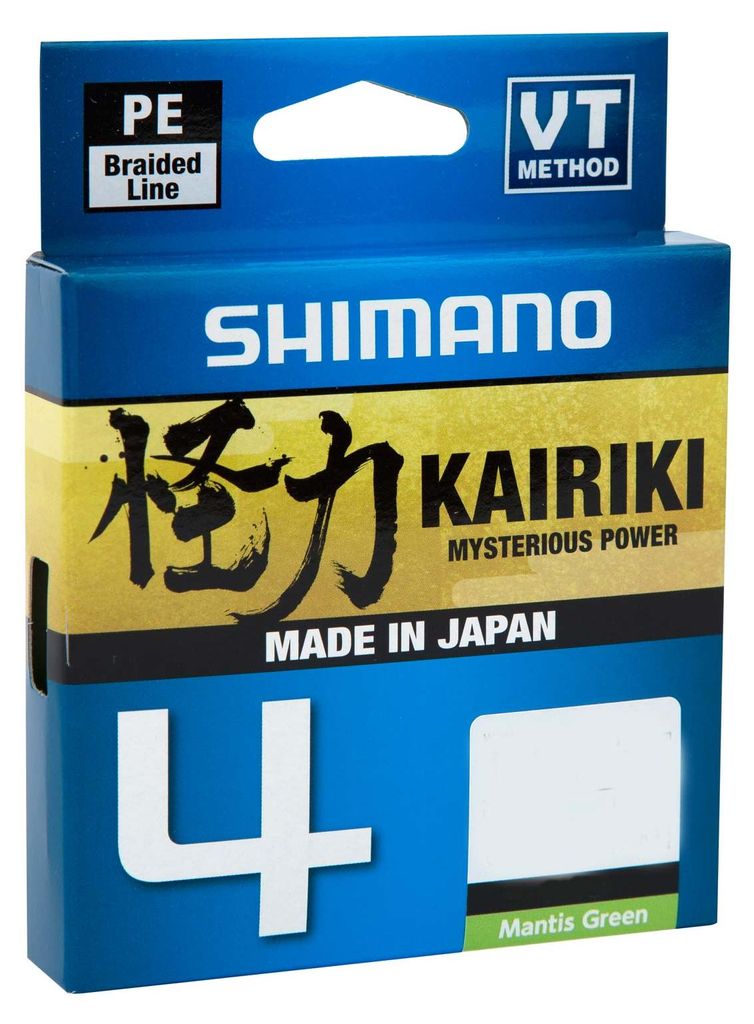 Plecionka Shimano KAIRIKI 4 150 m Mantis Green 0,16 mm/8,1 Zdjęcie produktu 