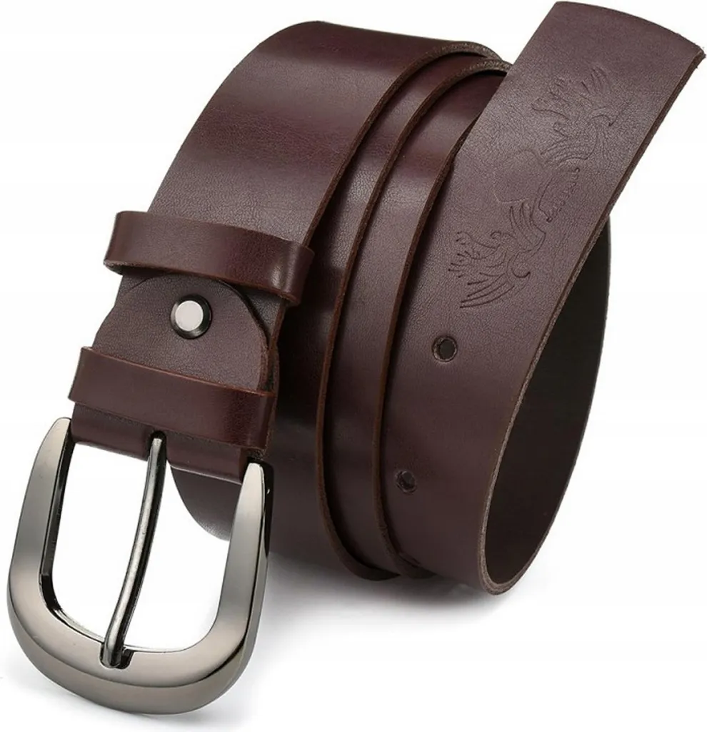 Ceinture homme en cuir bordeaux Beltimore kraa72berry80 accessoire chic