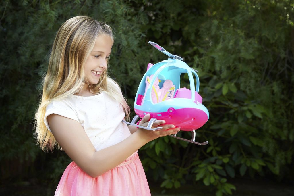 Barbie Reise Hubschrauber mit Platz für zwei Puppen Barbie Dreamhouse Mattel NEU 