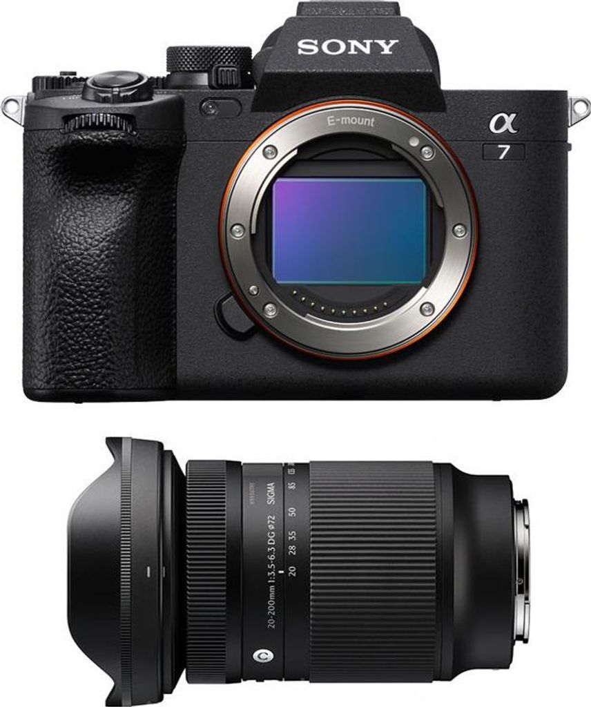 SONY Alpha 7 IV + obiettivo SIGMA 20-200mm f/3.5-6.3 Immagine del prodotto 