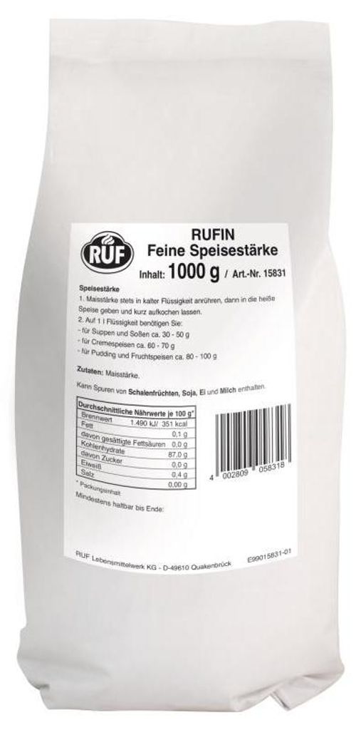RUF Speisestärke (1 kg) Produktbild 