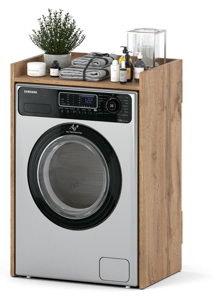 Waschmaschinenschrank FP4 62 cm Wotan Eiche Produktbild 