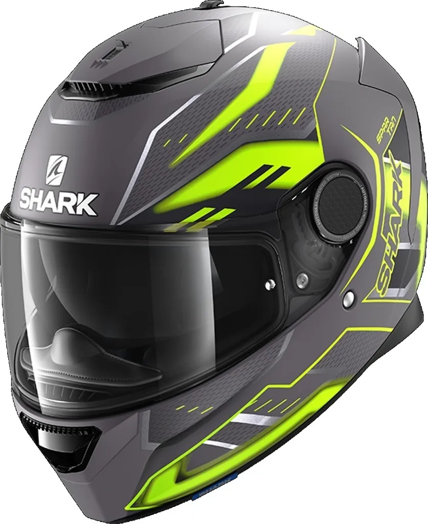 Casque Intégral Moto Shark Spartan Antheon Gris - Taille 2XL Confort