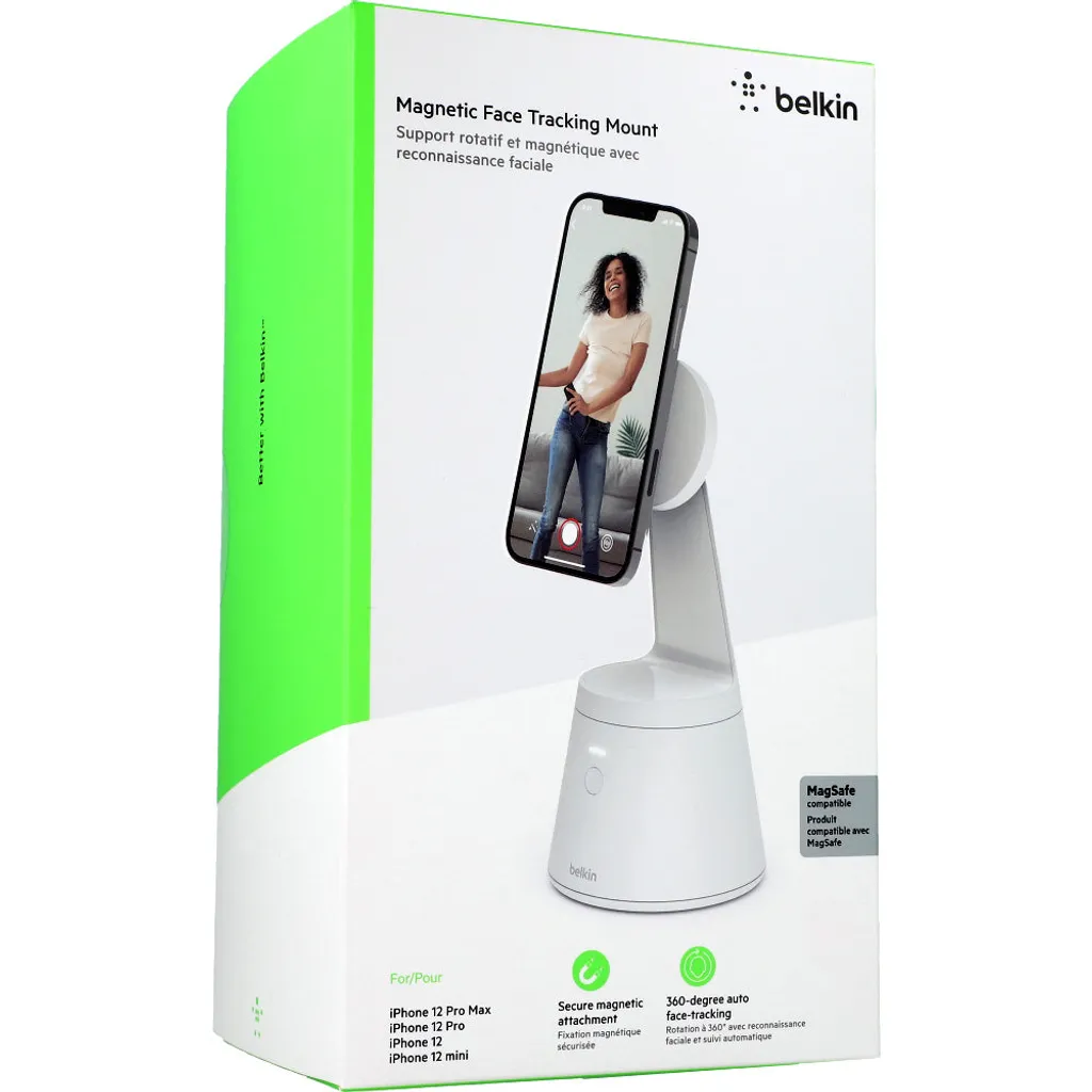 Support iPhone 12 Belkin : Ne Sortez Plus du Cadre avec le Face Track - 18