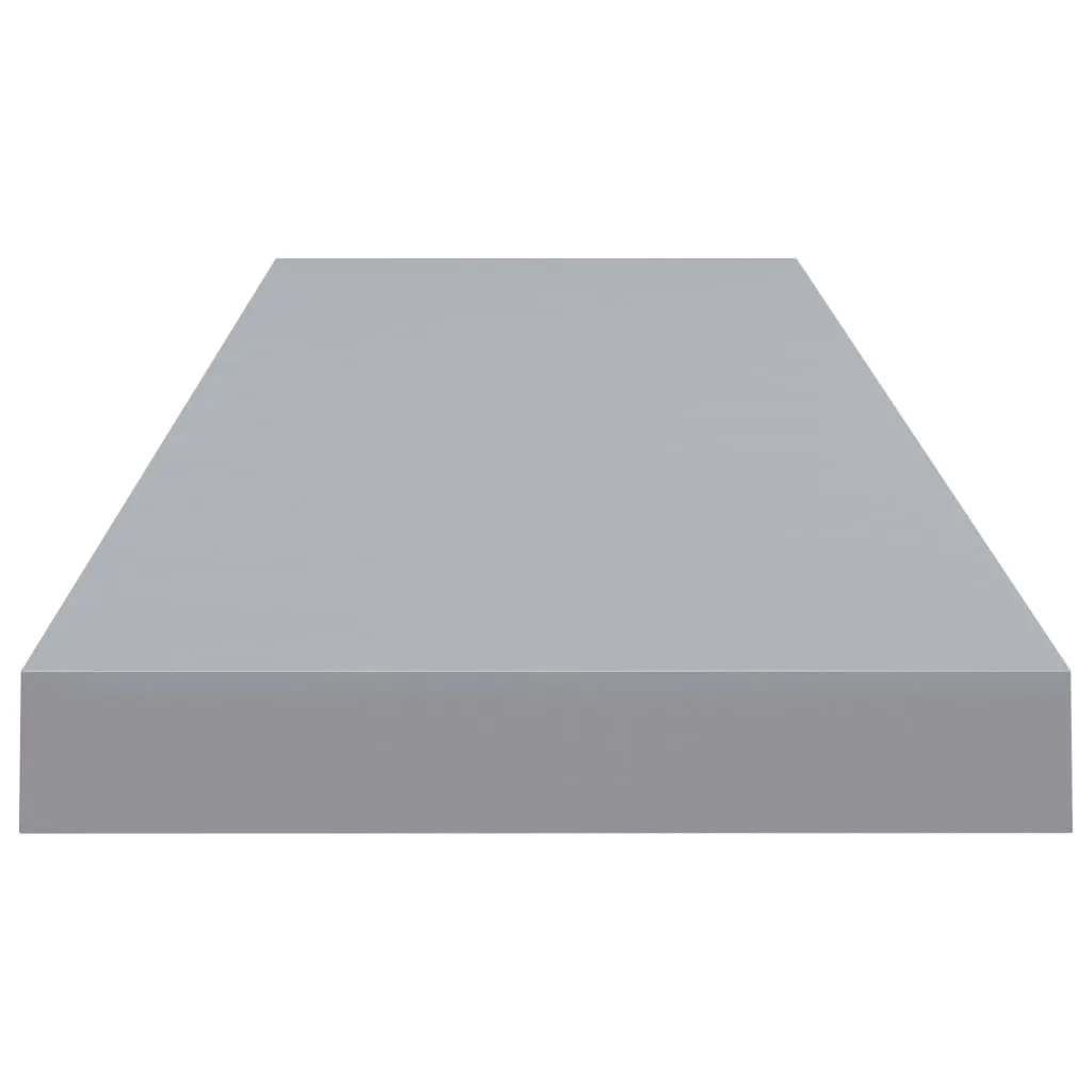 SYFAX™ Scaffale a Parete Grigio 90x23,5x3,8 cm in MDF