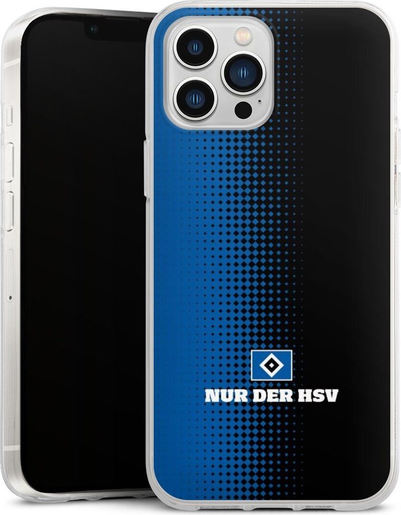 DeinDesign Handyhülle für Apple iPhone 13 Pro Max Silikon Hülle Case Smartphone Schutzhülle HSV Logo Offizielles Lizenzprodukt