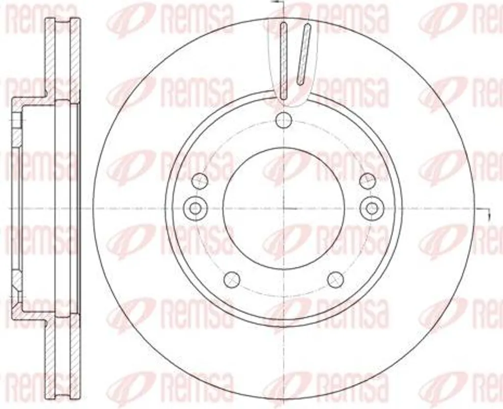 Disque de Frein REMSA 6992.10 : Stop aux Vibrations sur Sorento JC