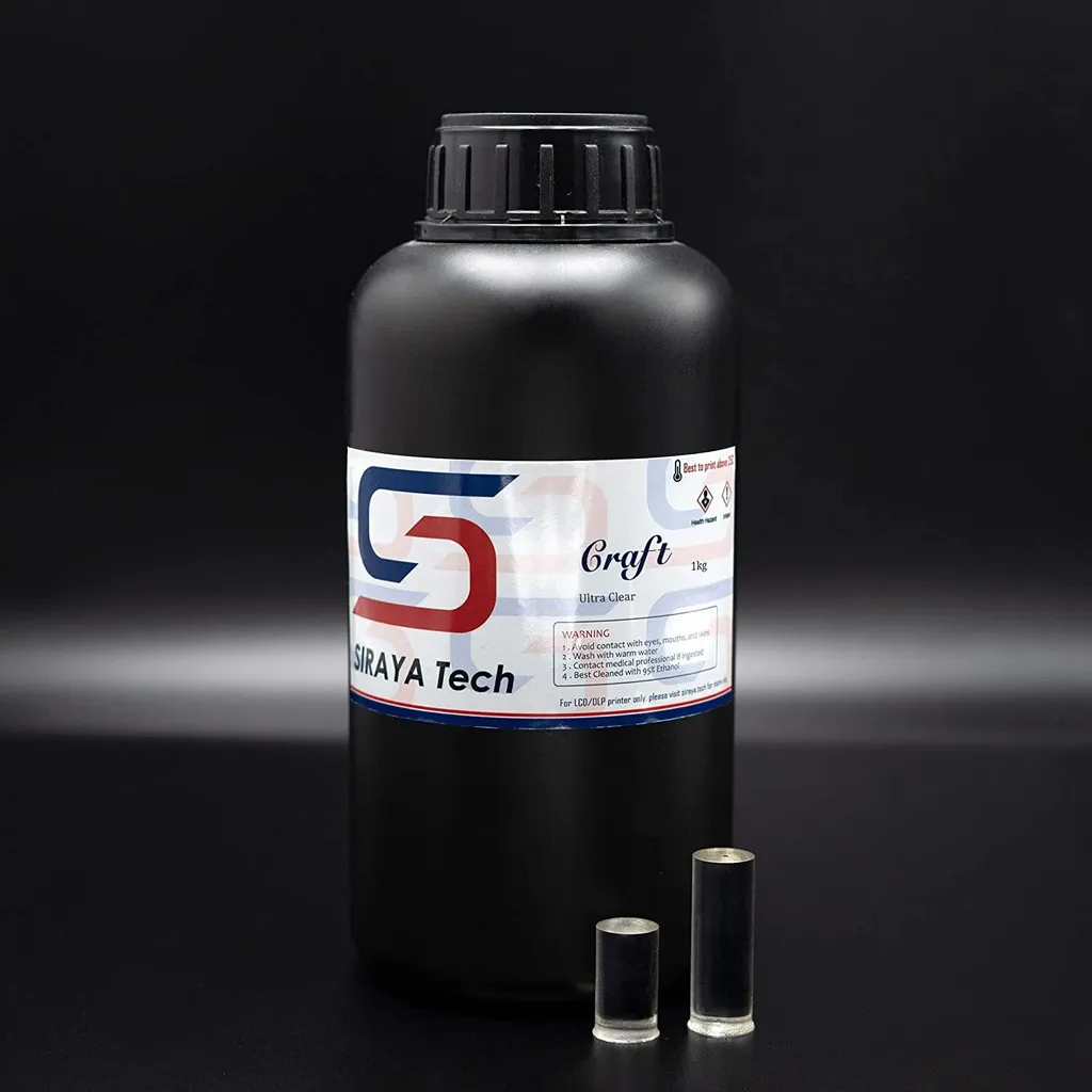 Siraya Tech Craft 1 kg pour Réussir vos Objets 3D Clairs et Rigides