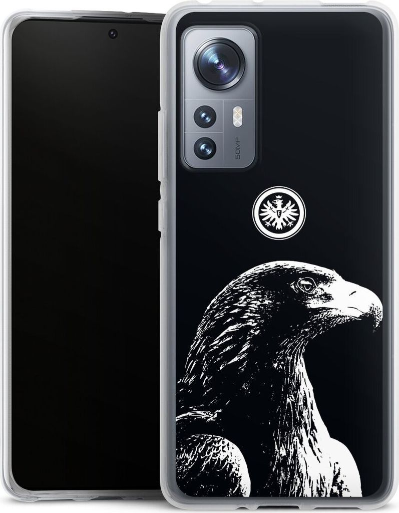 DeinDesign Handyhülle für Xiaomi 12X 5G Silikon Hülle Case Smartphone Schutzhülle Eintracht Frankfurt Offizielles Lizenzprodukt Attila
