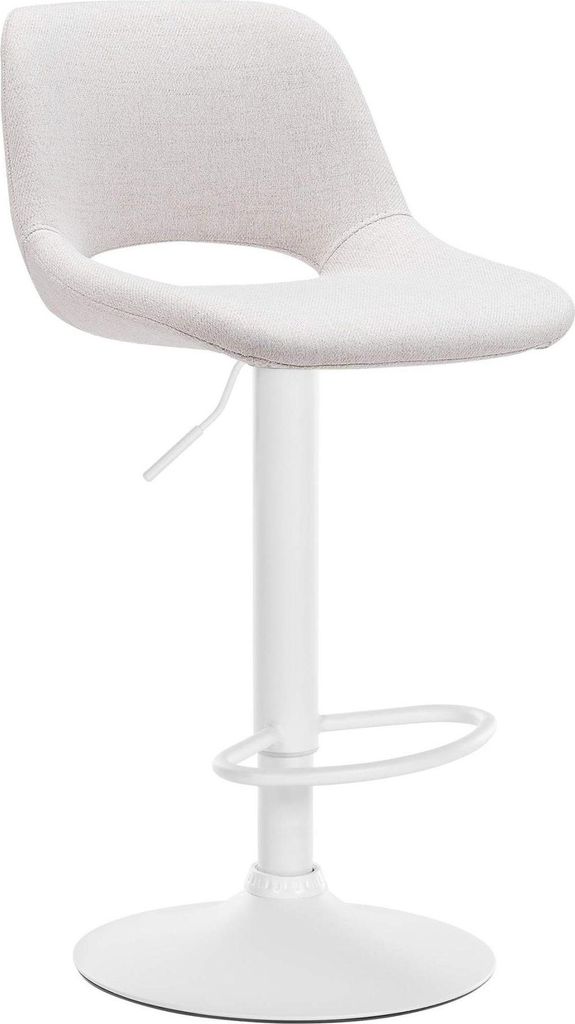 Moderner Barhocker aus Stoff - Stangenhocker - verstellbar und 360° drehbar