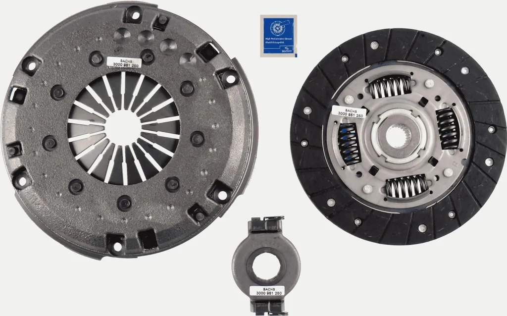 Kit embrayage haute performance SACHS 3000 951 250 - Ø 190mm Polo