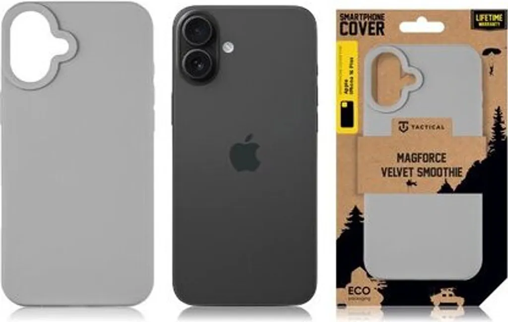 Custodia iPhone 16 Plus Tactical MagForce Velvet Smoothie Foggy - Outdoor