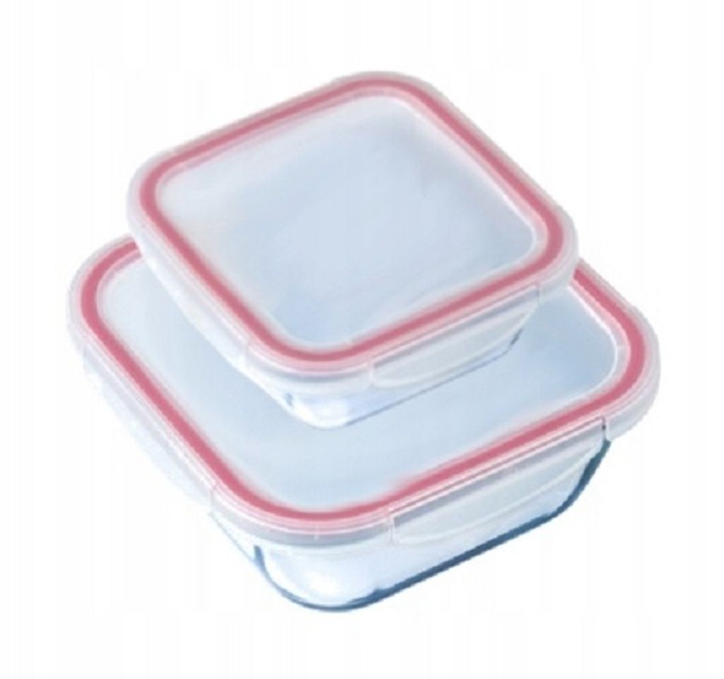 Pyrex COOK&CLICK 0,8 L + 2 L Set aus 2 hermetischen Produktbild 