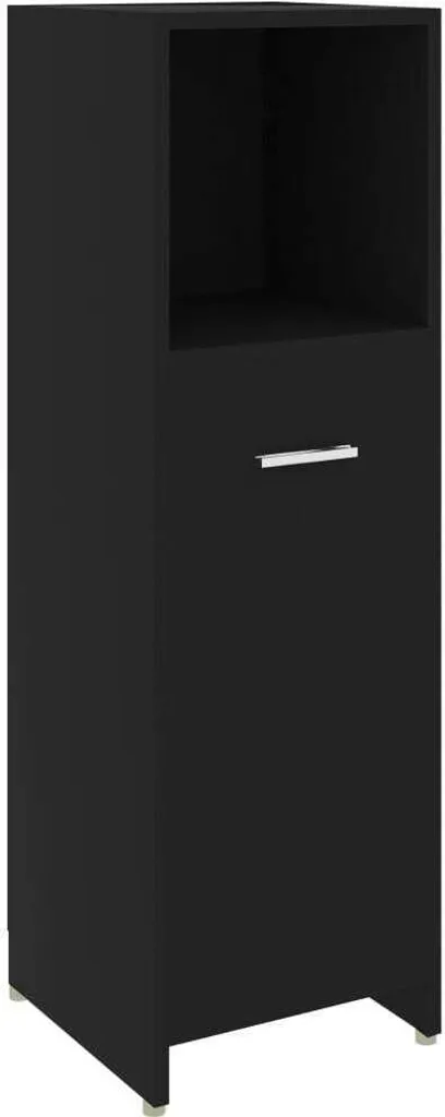Il Mio Segreto per un Bagno Ordinato: Mobiletto vidaXL Nero 30x30x95