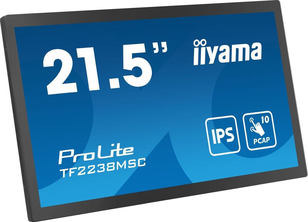IIYAMA 54.5cm (21,5") TF2238MSC-B1 16:9 M-Touch HDMI+DP+USB Zdjęcie produktu 5