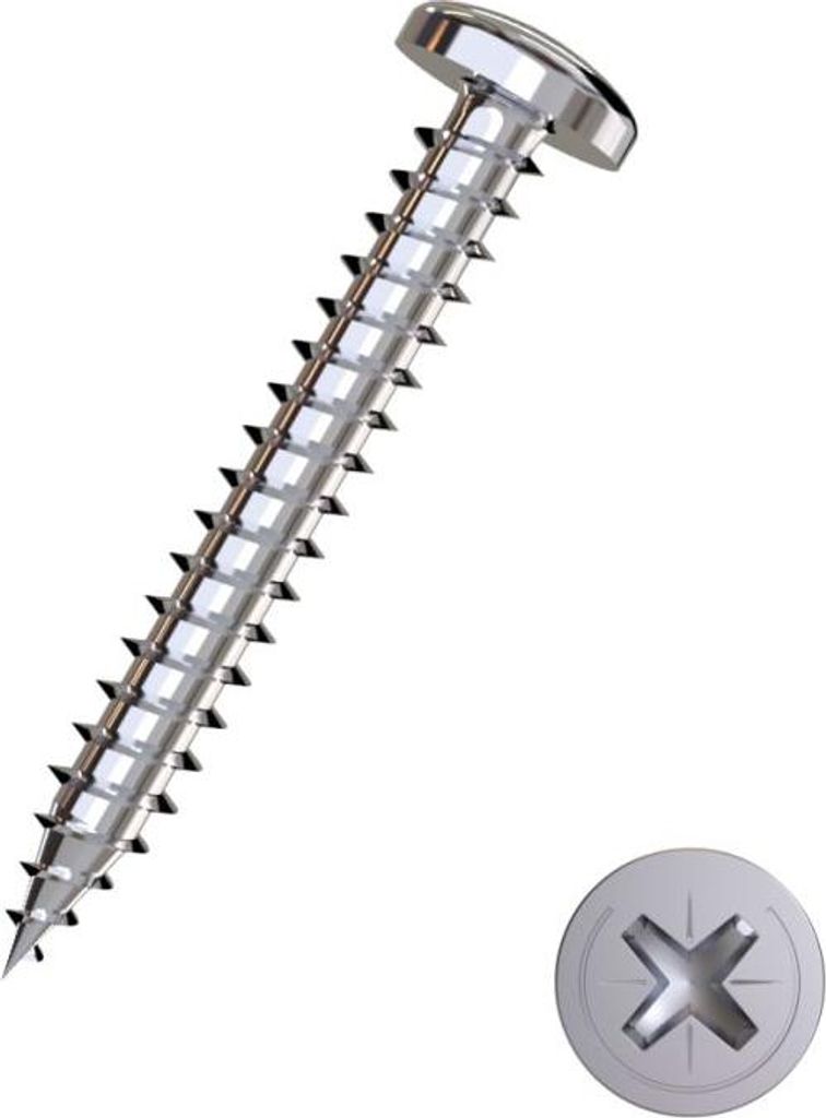Connex Blechschrauben 2,9 x 13 mm PH 1 - 50 Stück verzinkt Produktbild 