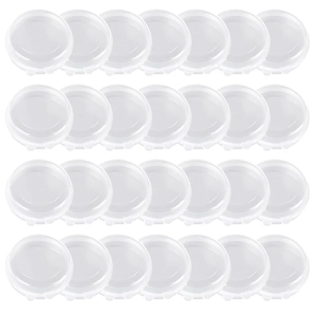Mini récipients de rangement plastique 28 pcs, couvercles clipsables