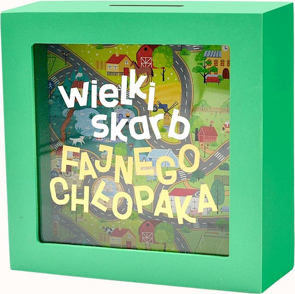 Skarbonka dla fajnego chłopaka 16 x 16 cm