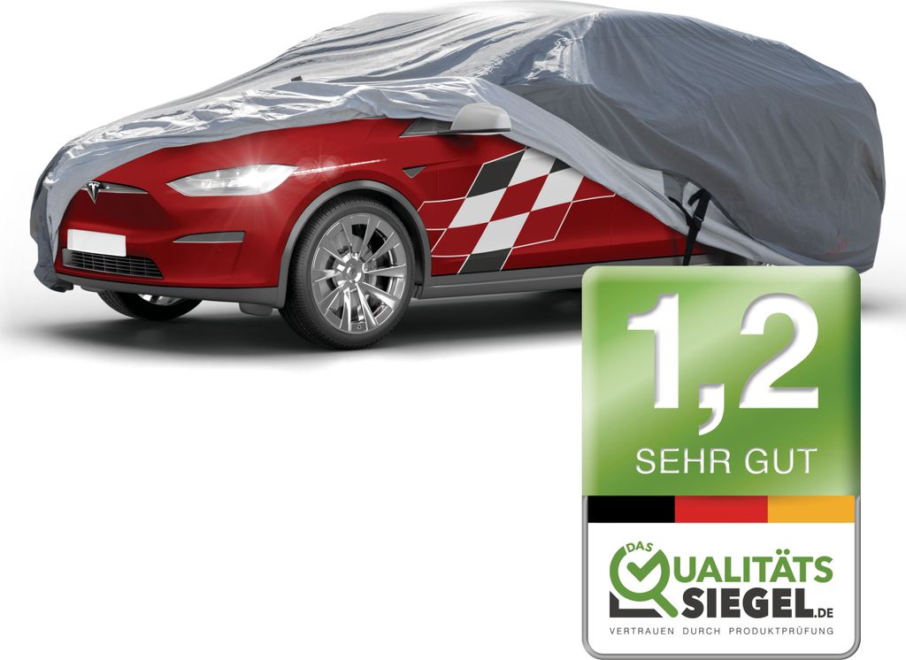 WALSER Premium Abdeckplane Auto All Weather Plus Qualitätssieger *, Abdeckplane wasserdicht, Auto Abdeckplane, Autoplane UV-beständig, Autoabdeck...