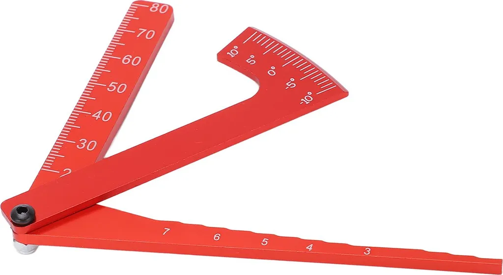 Must-Have RC: Righello Camber Alluminio Rosso - Precisione Universale