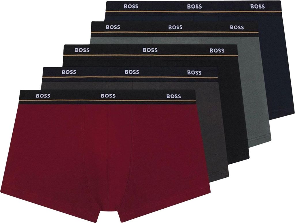 Boss Essential Trunk Boxershorts Herren (5-Pack)