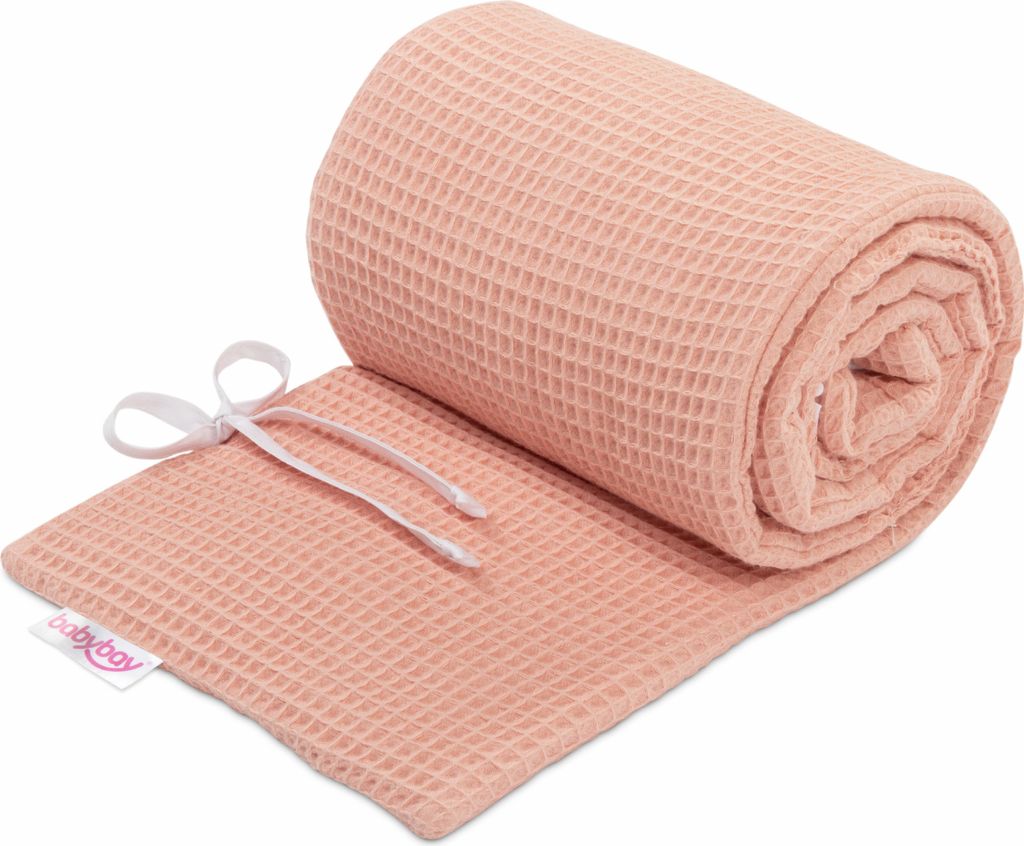 babybay Nestchen Waffelpiqué passend für Modell Maxi, Boxspring, Comfort und Comfort Plus, apricot r