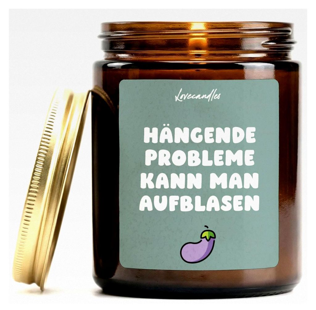DUFTKERZE MIT SPRUCH - Geschenkidee für Geburtstag, Freundschaft, Kollegin, Vanilleduft im Glas
