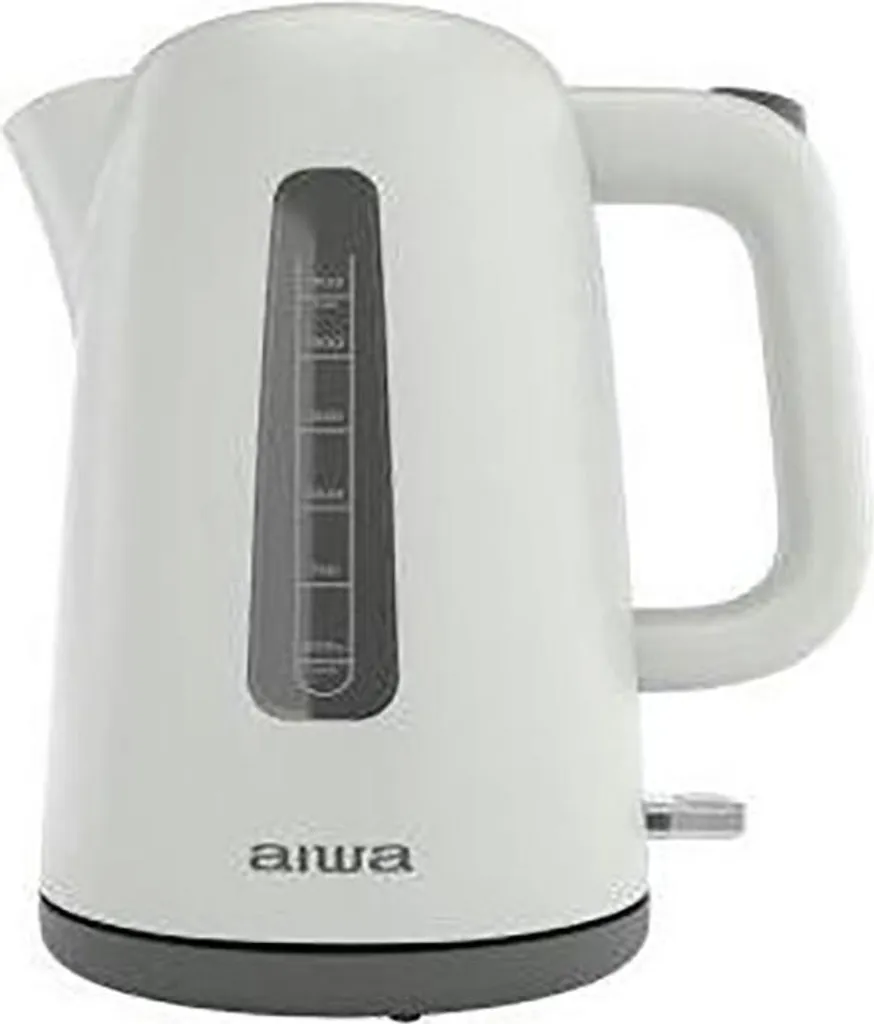 Bouilloire Sécurisée Aiwa AKT-2000 Anti-Surchauffe avec Base 360° 1,7L