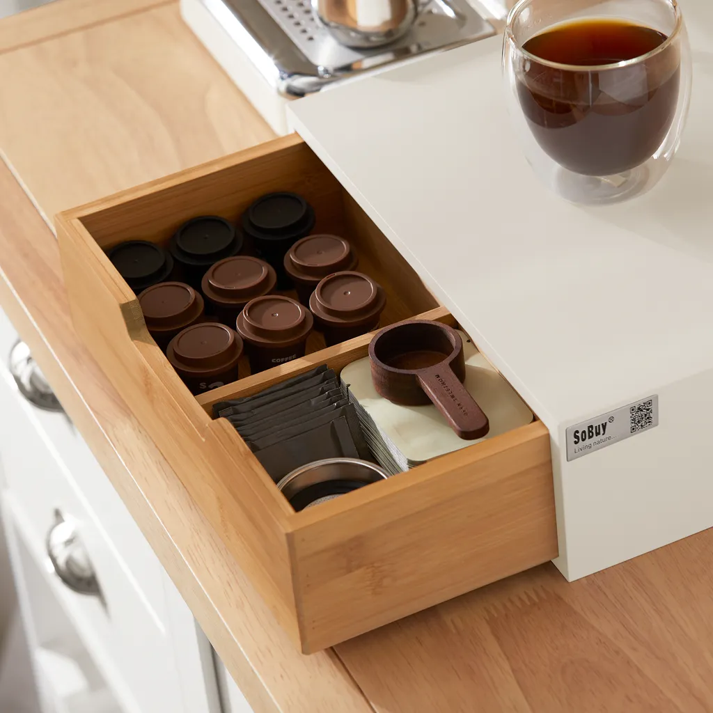 Support de Moniteur et Range-Capsules pour Organiser un Bureau Encombré