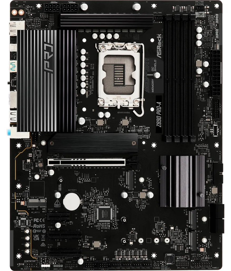 ASRock Z890 Pro-A Carte Mère ATX LGA1851 avec USB4 et LAN 2.5G