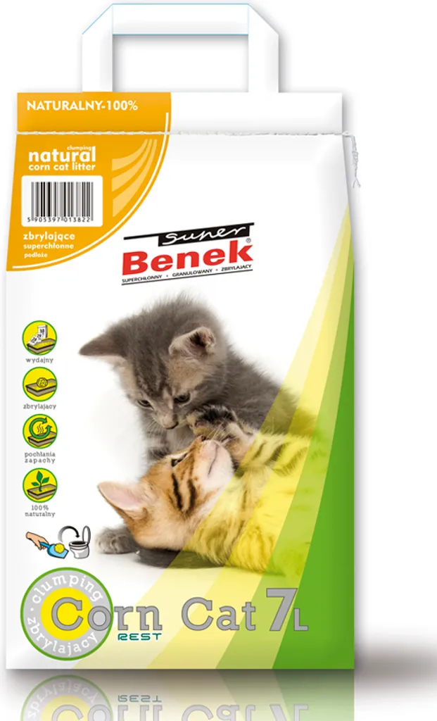 Super Benek CORN Natural 7L: La Lettiera che Semplifica la Vita