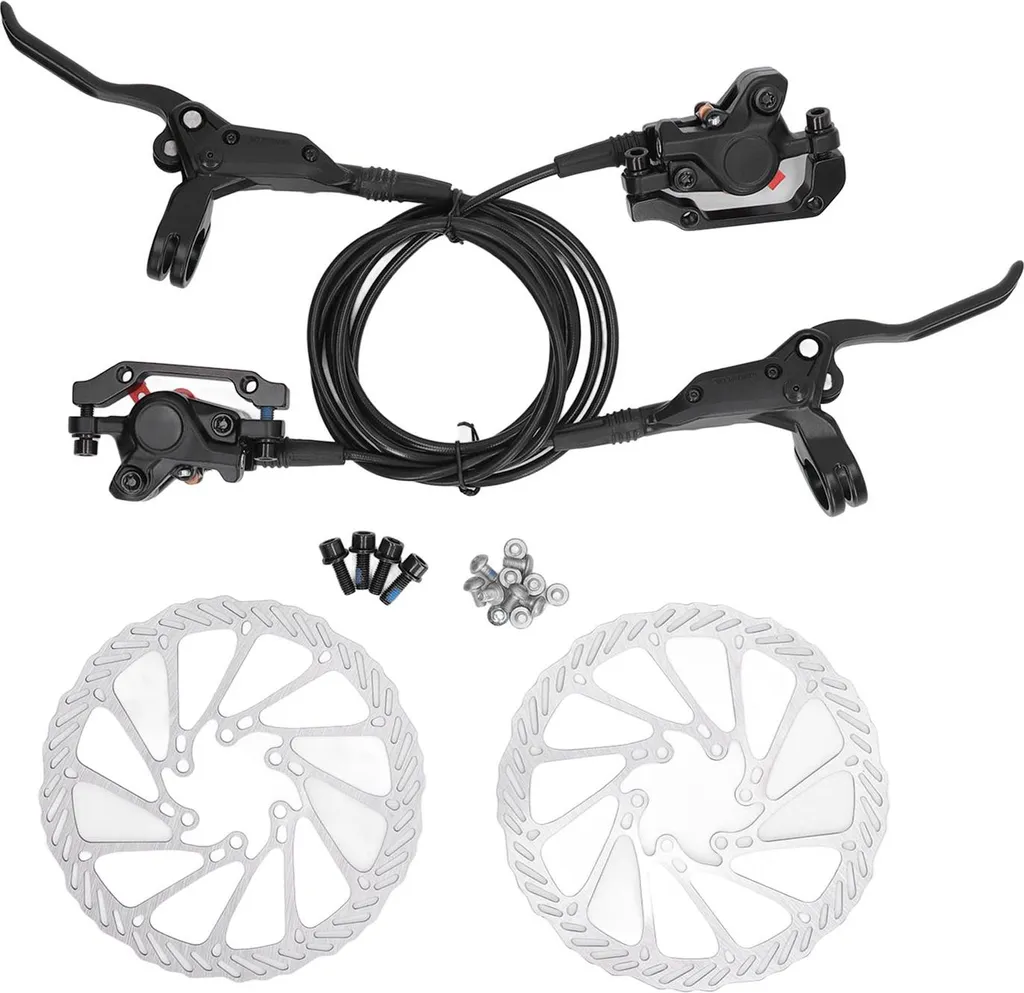 Kit 2 freins à disque hydrauliques 4 pistons pour vélo électrique VTT