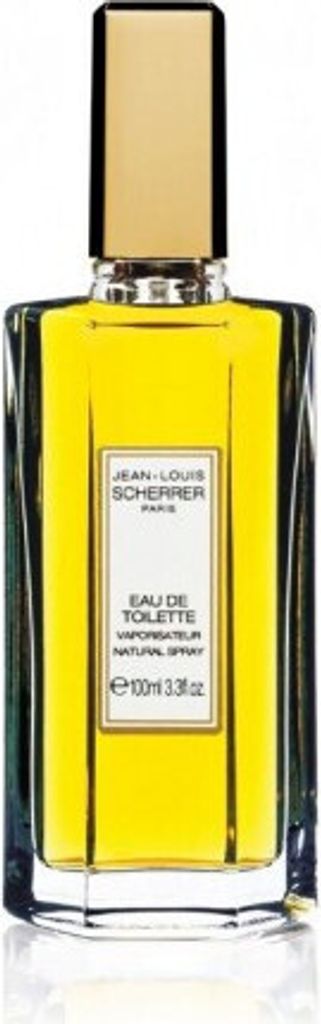 A clear, professional studio shot of a bottle of Jean-Louis Scherrer Scherrer Eau de Toilette for women.