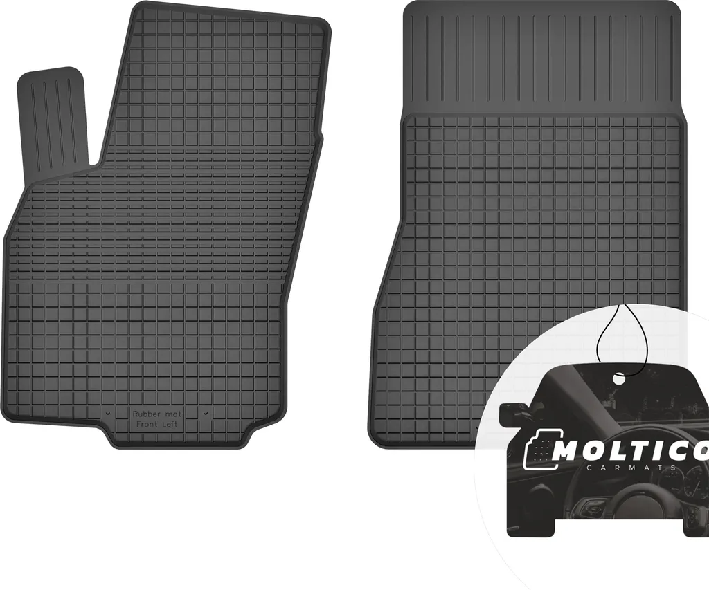 Tappetini Auto in Gomma per Toyota Corolla 2007-2013 - Bordo 3D Su Misura