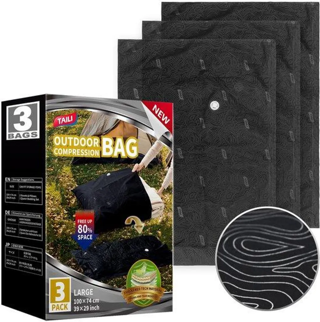 Sac sous vide de voyage 8L : finissez-en avec les valises trop pleines