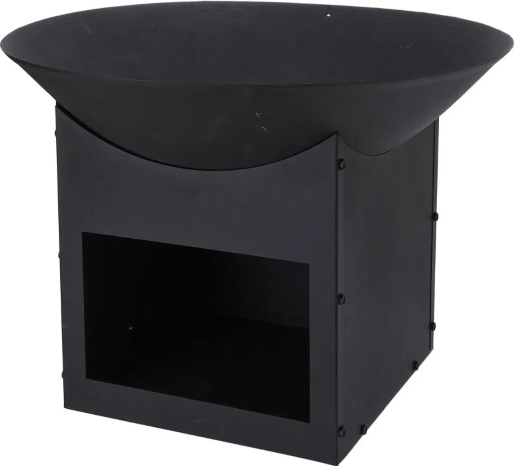 Foyer de jardin en fonte 57cm pour soirées terrasse - Brasero convivial