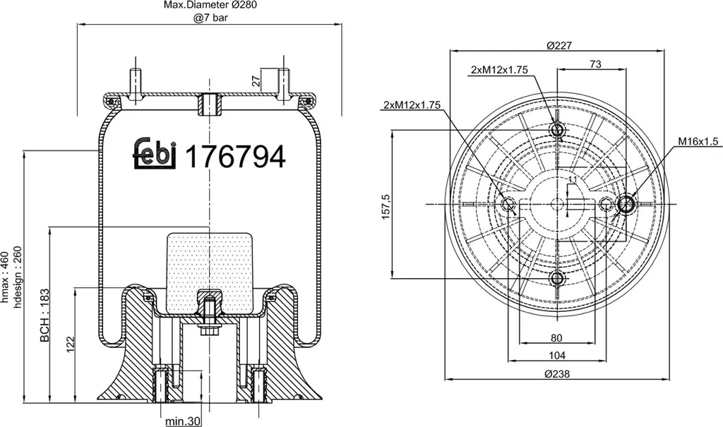 Réparer une Suspension Affaissée avec le Soufflet Pneumatique Febi 176794