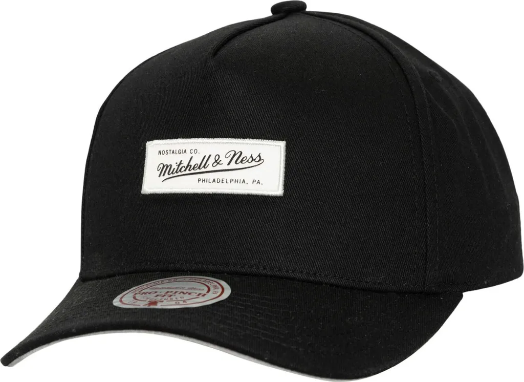 Casquette Noire Logo Brodé Mitchell & Ness Branded Box Logo 2.0 Pro UNI