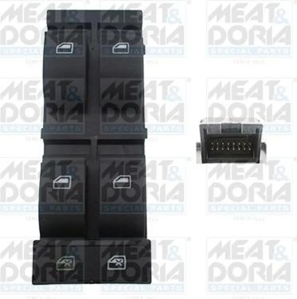 Bouton de vitre Audi A3 A6 8L0959851A01C résistant et durable 26143