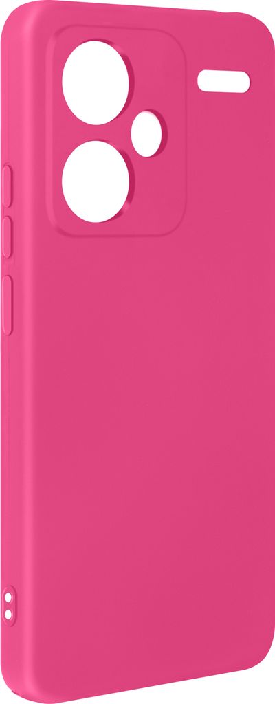 Avizar, Halbsteife Silikon Handyhülle für Xiaomi Redmi Note 13 Pro Plus 5G, Fuchsia