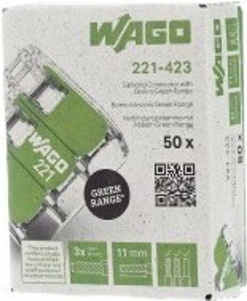 Wago 221-423, 18,8 mm, 18,6 mm, 8,4 mm, 500 kusů Obrázek produktu 